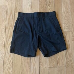 Abercrombie & Fitch 7"‎ All Day Plainfront Short Black or Dark Navy Mens 30 NWT